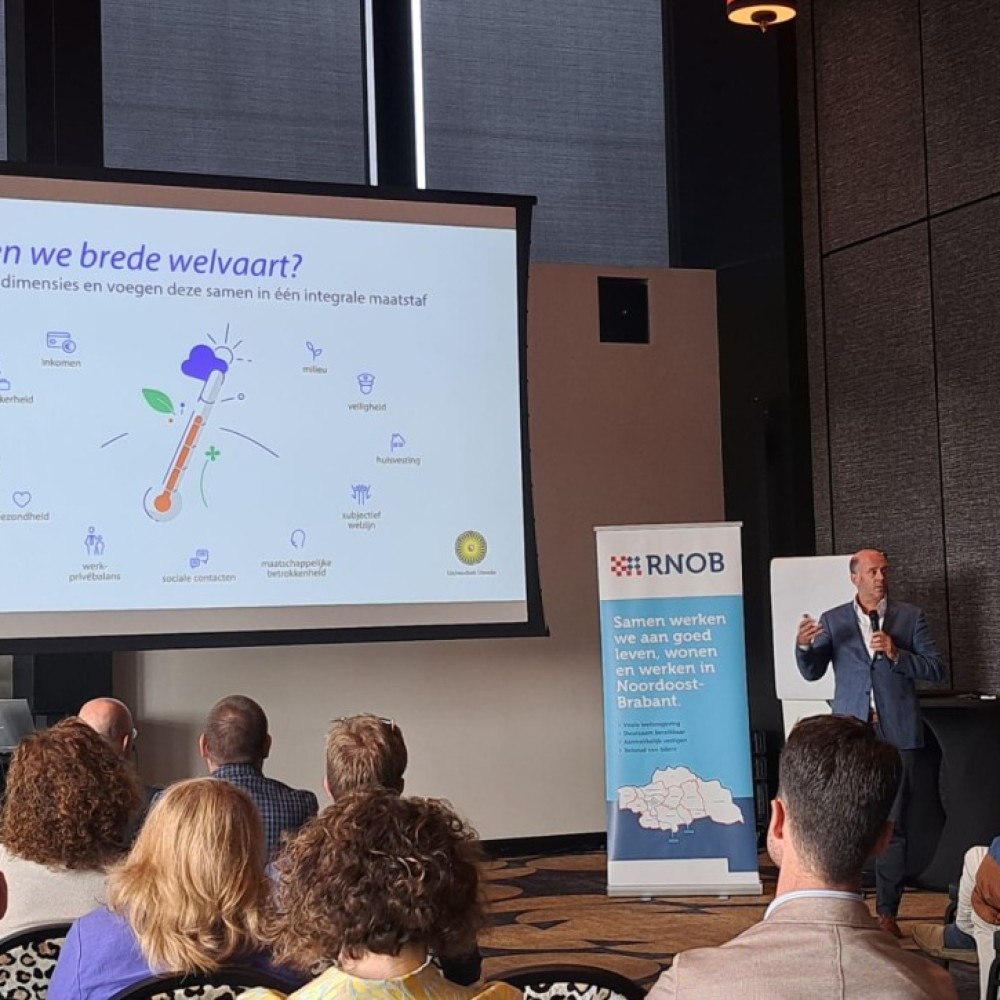 Otto Raspe tijdens de Bestuurlijke Heidag RNOB, november 2024