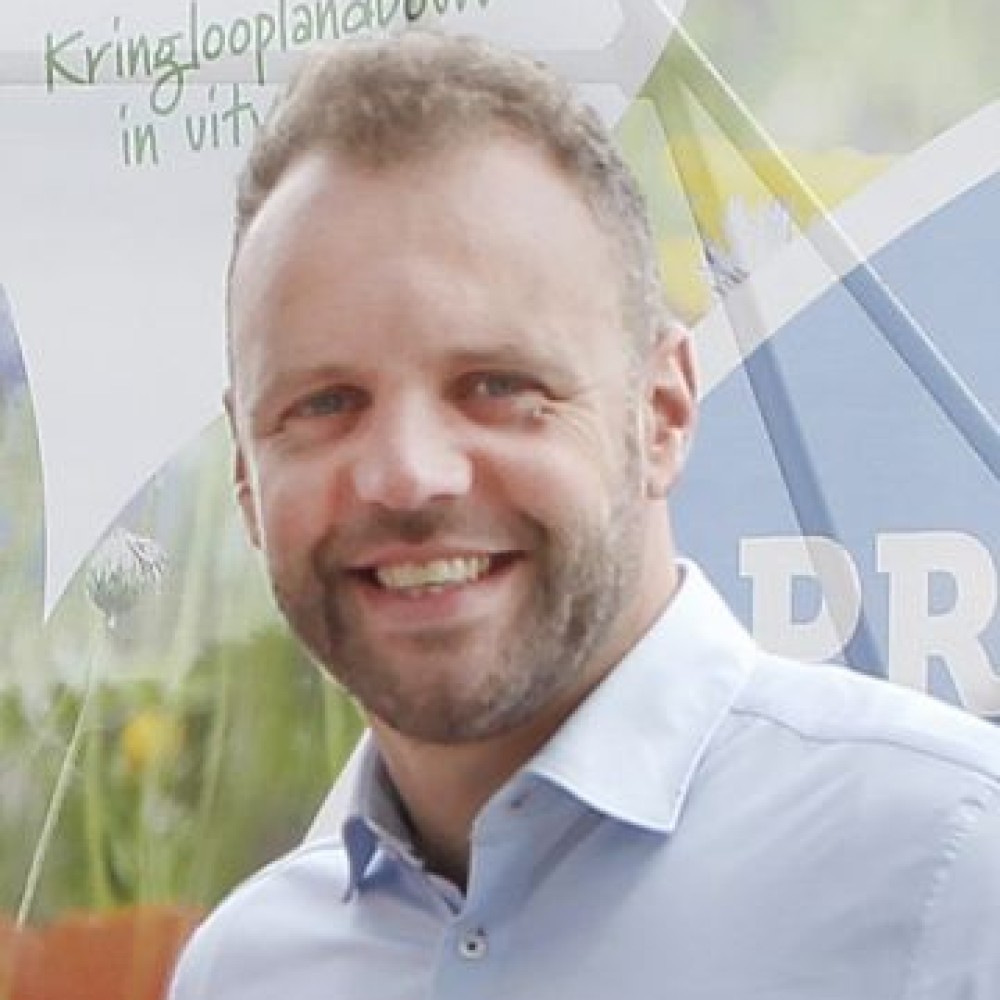 Portretfoto van Jeroen van den Heuvel, wethouder gemeente Maashorst en voorzitter De AgroProeftuin Noordoost-Brabant