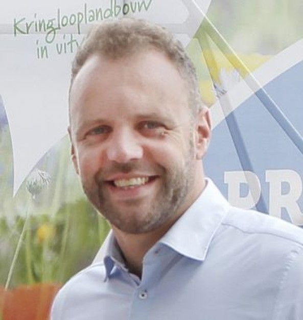 Portretfoto Jeroen van den Heuvel, wethouder gemeente Maashorst en voorzitter De AgroPtoeftuin Noordoost-Brabant