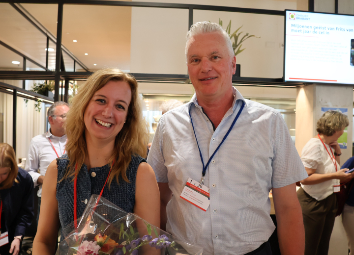 Melanie Huurneman (opgavemanager regionale samenwerking gemeente Land van Cuijk) en Johan Postma (gemeentesecretaris Land van Cuijk) zijn de drijvende krachten achter deze eerste landelijke Ambtelijke Dag van de Regio's
