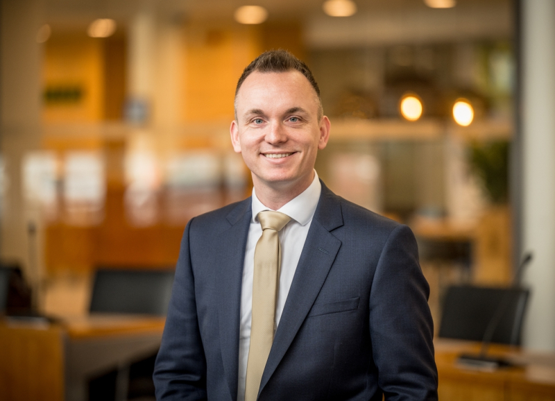 Portretfoto Mark de Man, burgemeester gemeente Bernheze