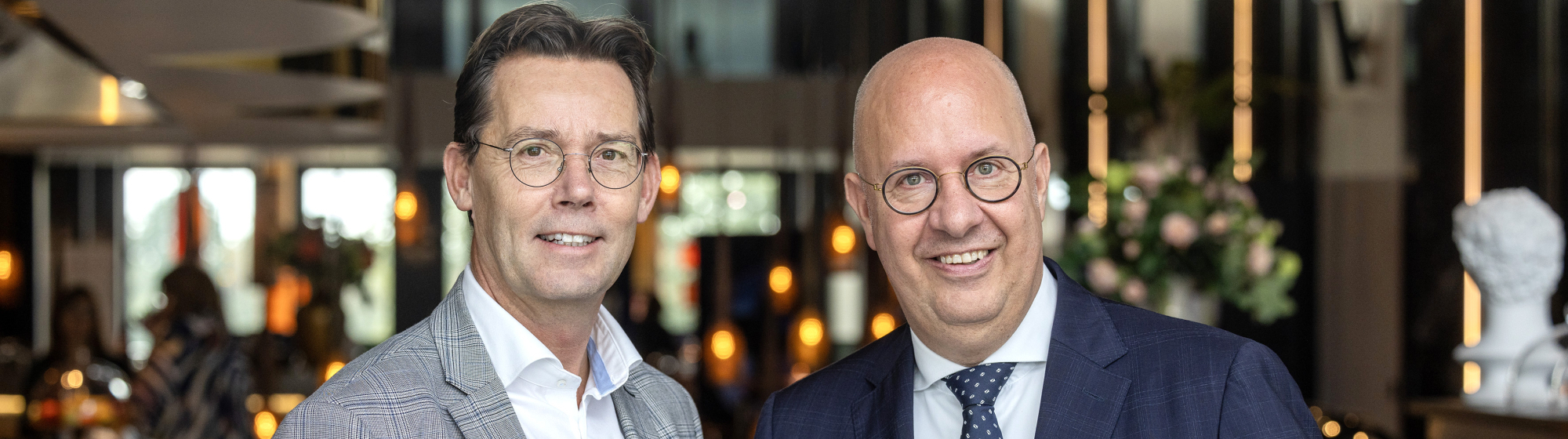 Regiomanager René Peerenboom links en Jack Mikkers recht